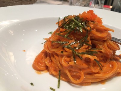 สปาเกตตี้ครีมไข่กุ้ง