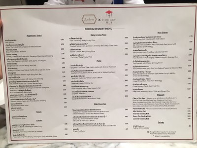 ป้ายราคาหรือสมุดเมนู