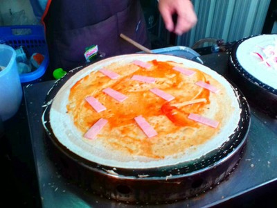 เครปแฮม+ซอสพิซซ่า