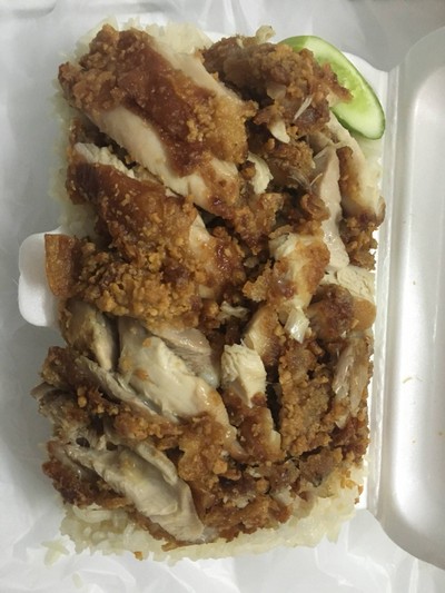 ข้าวมันไก่ทอด (ธรรมดา)