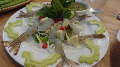 กุ้งแช่น้ำปลา