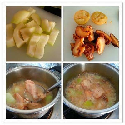 วิธีทำ ไก่ต้มฟักมะนาวดองเห็ดหอม วิธีทำ ไก่ต้มฟักมะนาวดองเห็ดหอม