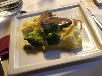 Pork Sirloin with Potato, Broccoli