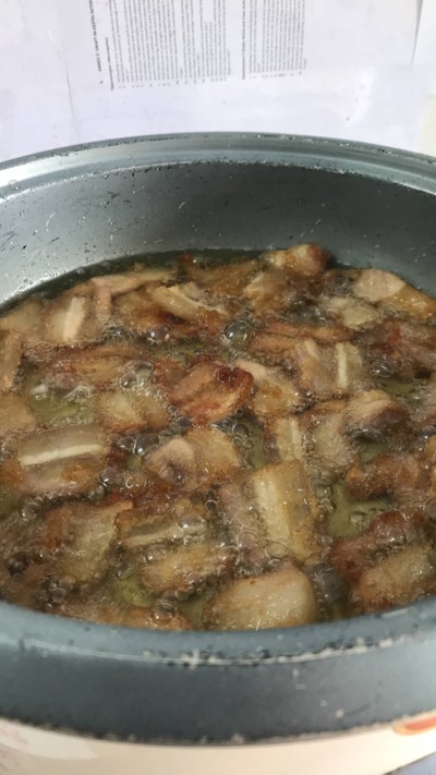 หมูสามชั้นทอดง่ายๆแต่อร่อยจังเลย