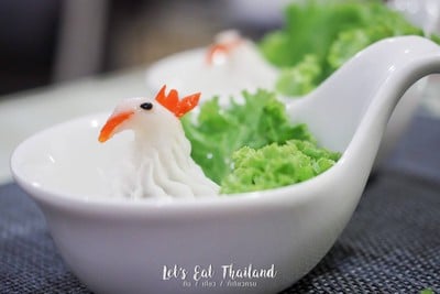 ขนมจีบนก ไส้กุ้ง