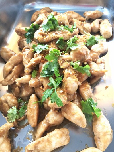 ไก่ทอดกระเทียมพริกไท 50 บาท