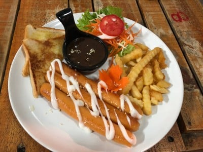 เมนูของร้าน อาลาดินเบอร์เกอร์ สาขา 2