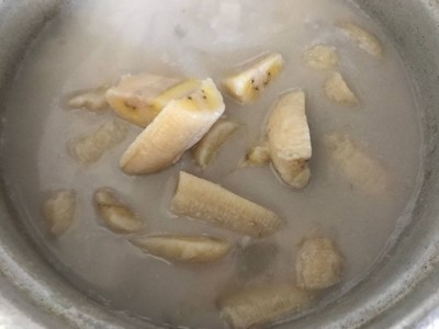 วิธีทำ กล้วยบวชชีโรยงาขาว