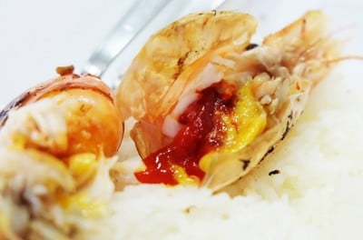 วิธีทำ กุ้งแม่น้ำคั่วเกลือ