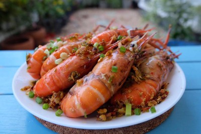 วิธีทำ กุ้งคั่วพริกเกลือ
