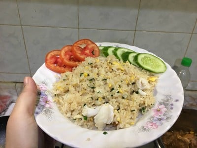 ข้าวผัดปู สูตรคุณแม่