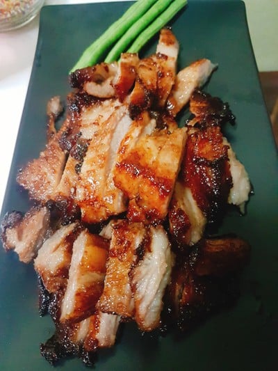 สันคอหมูย่าง