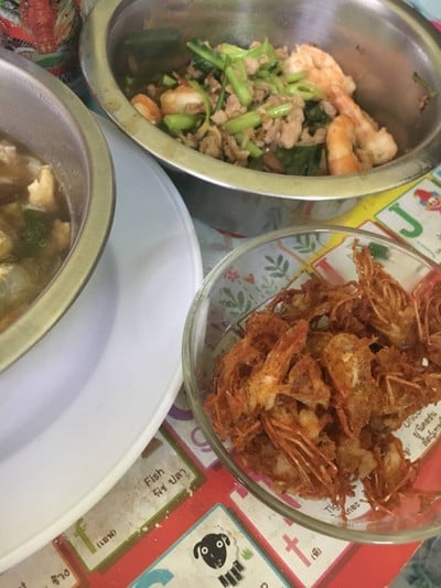 คางกุ้งทอดกรอบ