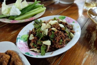 ลาบแดงเนื้อ