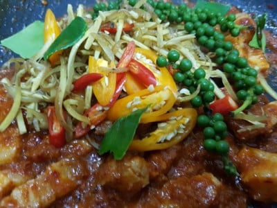 วิธีทำ หมูสามชั้นผัดฉ่า