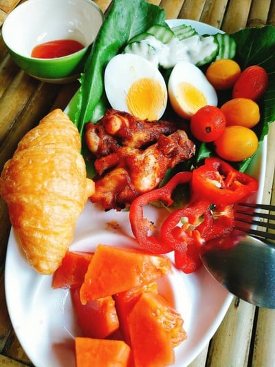 ไก่ย่างพริกปาปริก้า