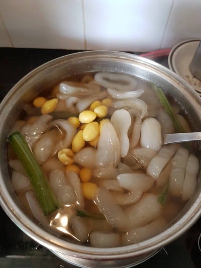 ลูกตาลอ่อน แปะก๊วยลอยแก้ว