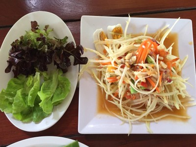 ตำไทยไข่เค็ม