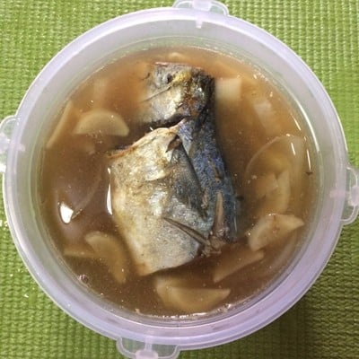 ปลาซาบะต้มซีอิ๊ว