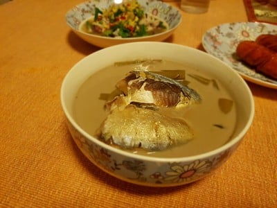 สายบัวต้มกะทิปลาทู