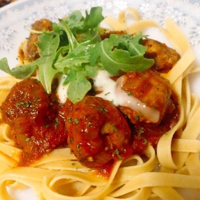 พาสต้า พอร์คบอลชีสเยิ้ม พาสต้า พอร์คบอลชีสเยิ้ม