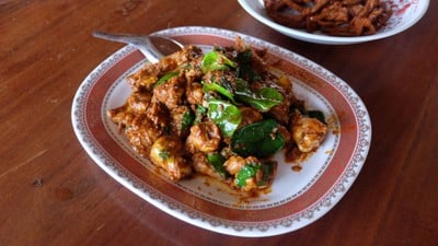 วิธีทำ ผัดเผ็ดไก่บ้าน