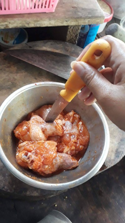 วิธีทำ ไก่ฮอตเเอนด์สไปซี่🌶