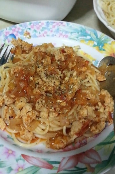 สปาเก็ตตี้ไก่