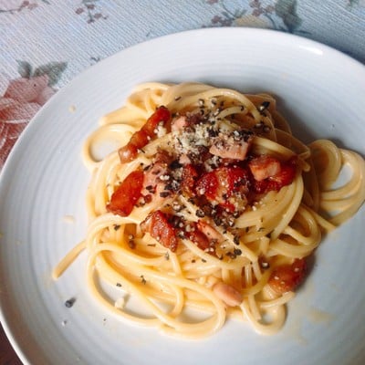 คาโบนาร่า สปาเก็ตตี้ คาโบนาร่า สปาเก็ตตี้