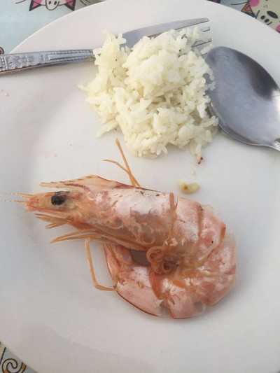 กุ้งแชบ๊วยอบเกลือ ครึ่งกิโล