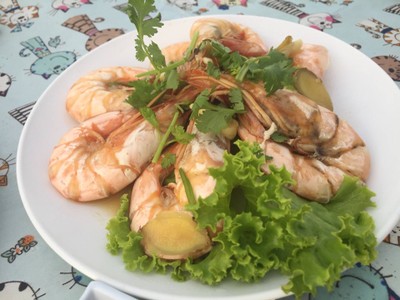 กุ้งแชบ๊วยอบเกลือ ครึ่งกิโล