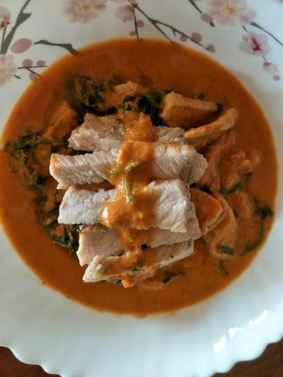 แกงใบชะพลูหมูย่าง (สูตรคลีน) แกงใบชะพลูหมูย่าง (สูตรคลีน)