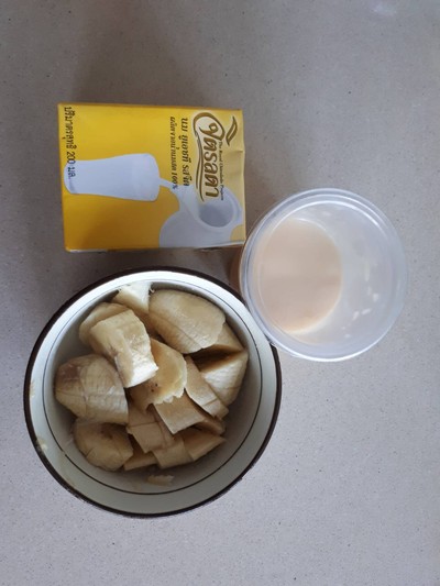 วิธีทำ กล้วยหอมนมสด