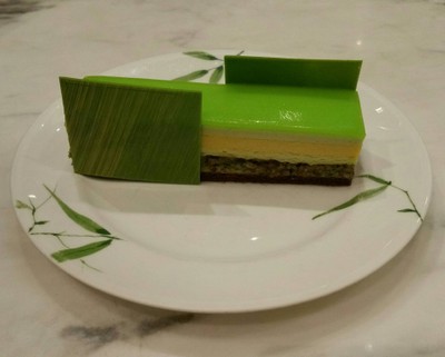 Pistachio & Passion Fruit Cremeux Cake