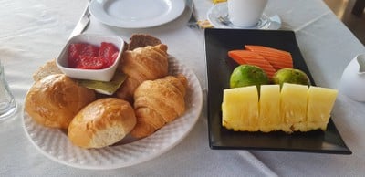 fruit and bread