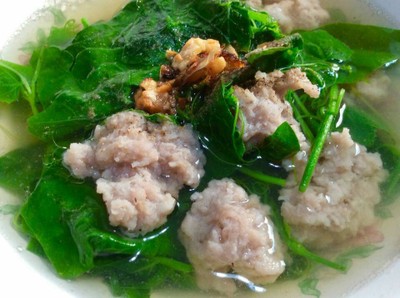 แกงจืดตำลึงหมูสับ