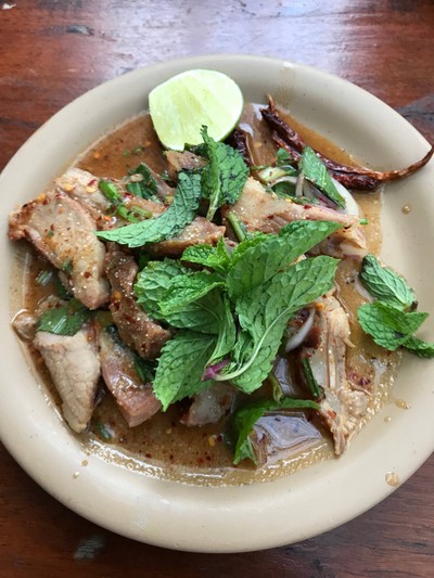 เมนูของร้าน ไก่บ้านย่างเขาสวนกวางป๋านึก บางนา บางนา