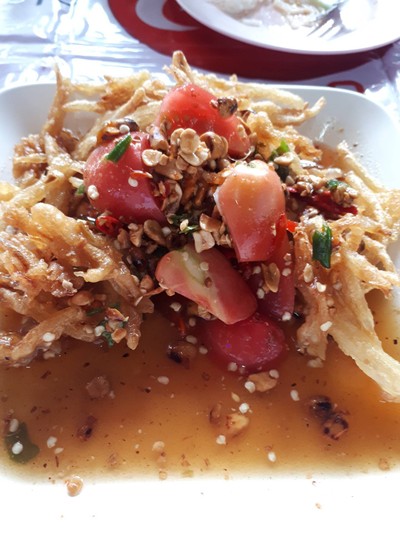 ส้มตำทอด