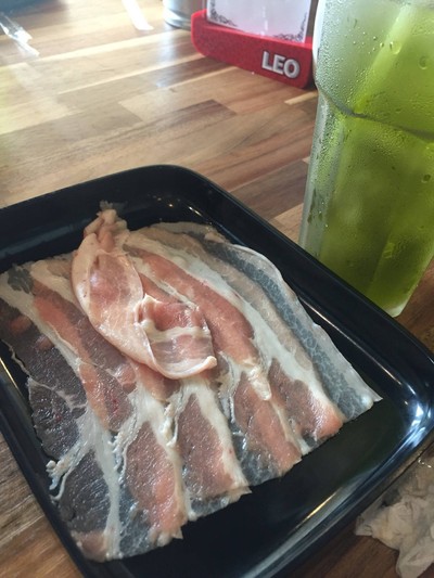 หมูสามชั้นสไลด์