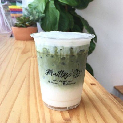 มัทฉะลาเต้เย็น