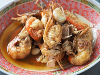 กุ้งทอดกระเทียม