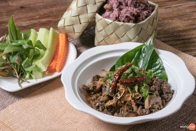 เมนูของร้าน ลำดีตี้ขัวแดง เชียงใหม่