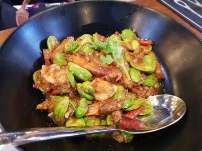 สะตอผัดกุ้งกะปิ