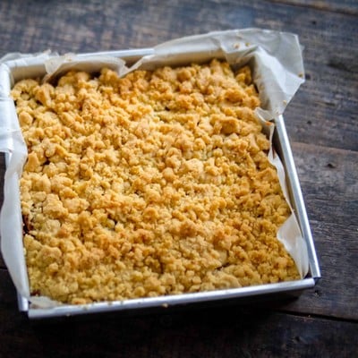 วิธีทำ Apple crumble