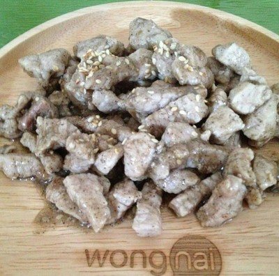 วิธีทำ เมนูหมูหอมพริกไทยงาขาว