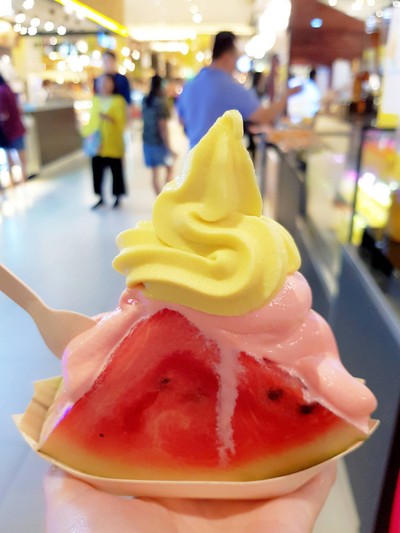Watermelon+ Pineapple Soft Serve