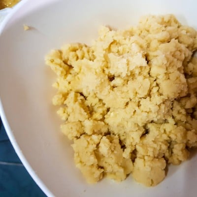 วิธีทำ Apple crumble