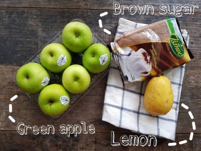 วิธีทำ Apple crumble