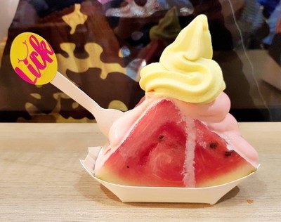 Watermelon+ Pineapple Soft Serve