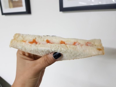 แซนวิชปูอัดมายองเนส และชีส แซนวิชปูอัดมายองเนส และชีส